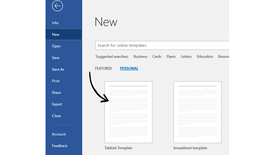 Step-by-step guide to setting up a newspaper template in Word for PC