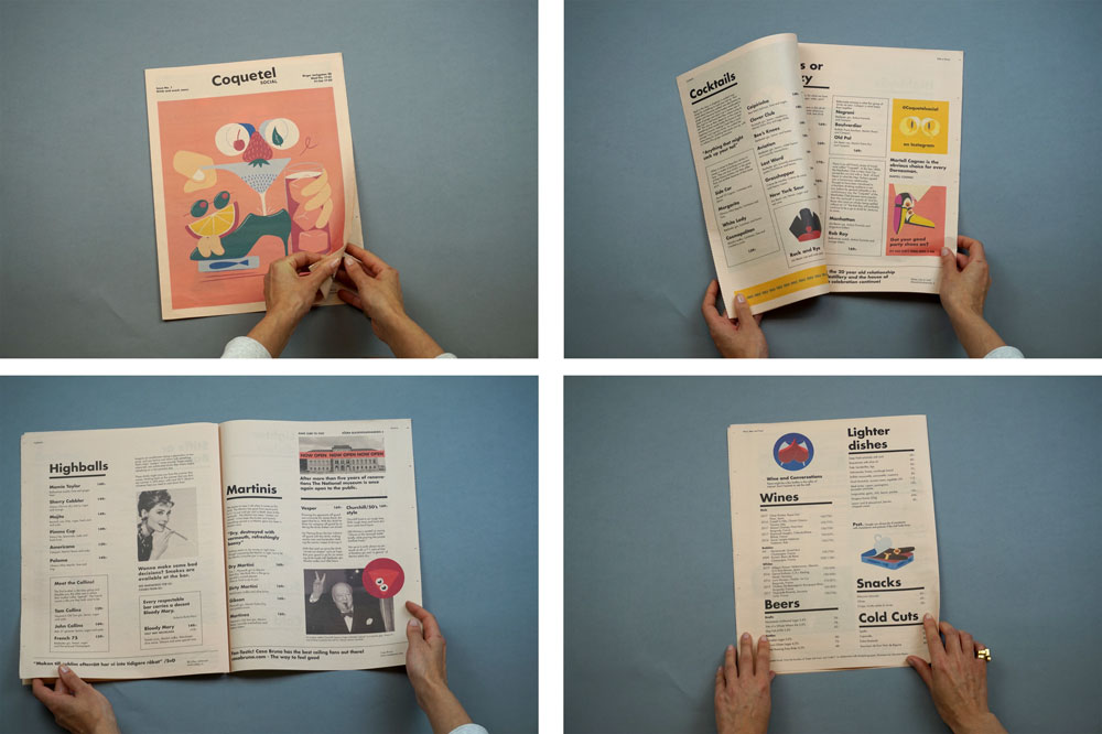 Coquetel tabloid, one of 19 Newspapers We Loved in 2019 — A Print Roundup from Newspaper Club