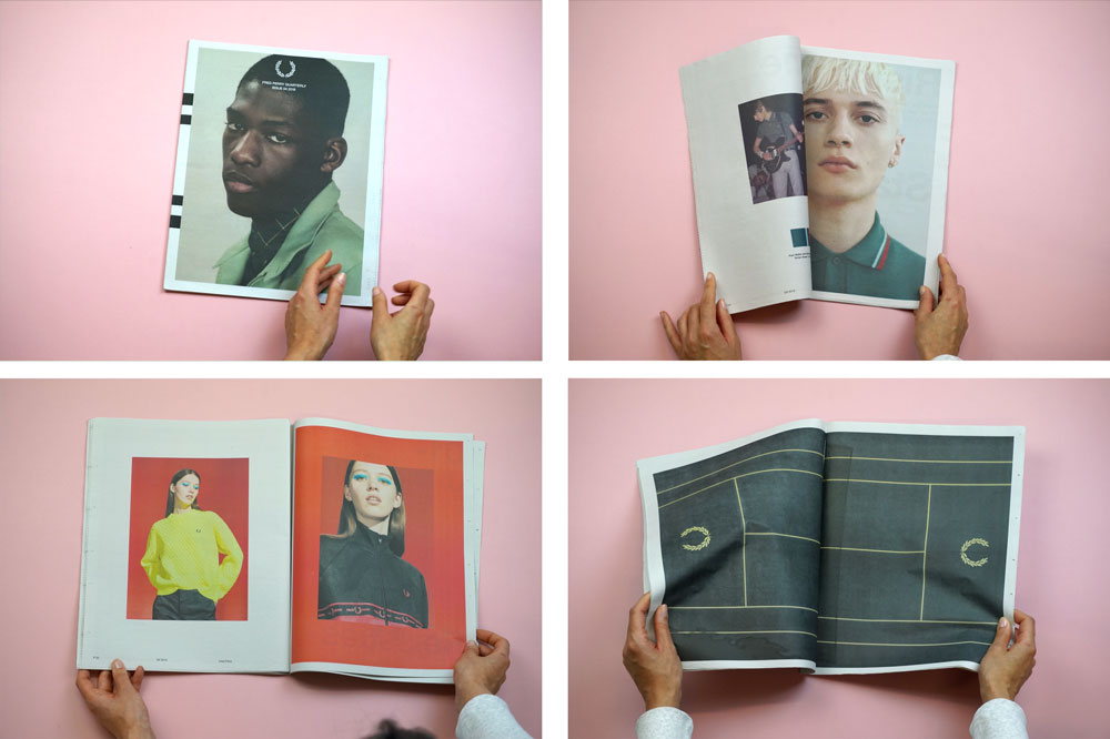 Fred Perry tabloid catalogue, one of 19 Newspapers We Loved in 2019 — A Print Roundup from Newspaper Club