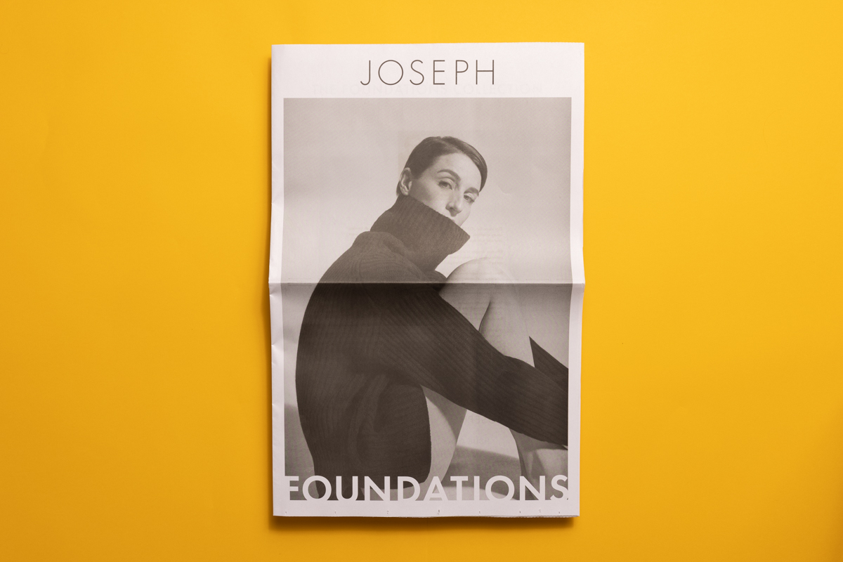 JOSEPH broadsheet catalogue. Printed by Newspaper Club.