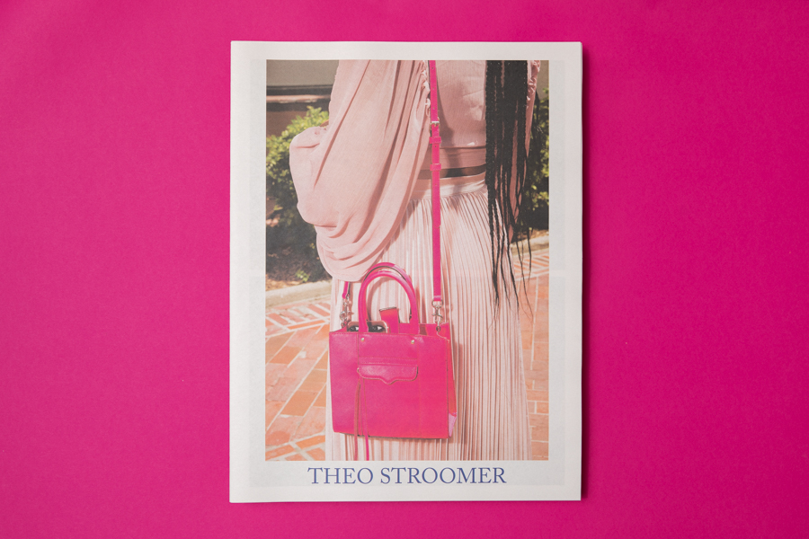 Cover of Theo Stroomer photography portfolio printed by Newspaper Club.