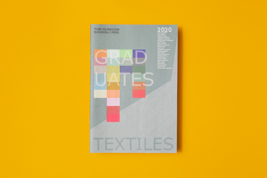 Glasgow School of Art Textile Design catalogue. Printed by Newspaper Club.