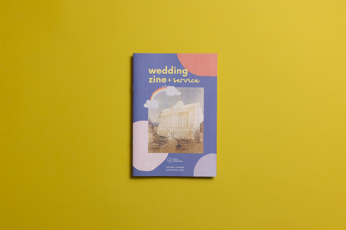 How to design your own wedding zine in Canva. A guide from Newspaper Club.